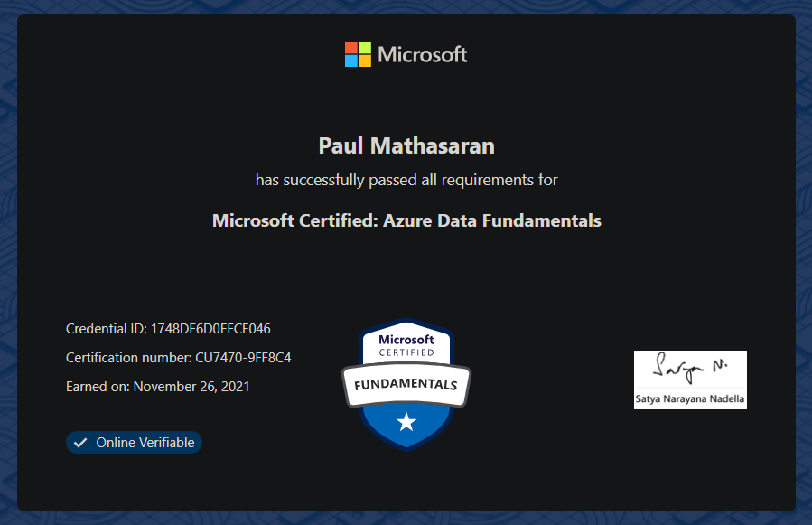 Azure Data Fundamentals